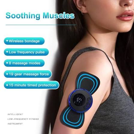 Ems Butterfly Portable Neck Massager | Best Quality Ems Butterfly Massager – Rechargeable Massager –  Foot Massager Pad Improve Blood Circulation